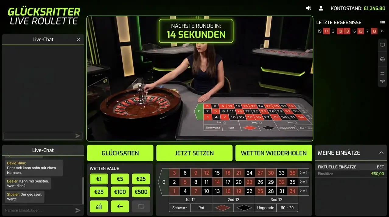 Live Casino · Vulkan Bet
