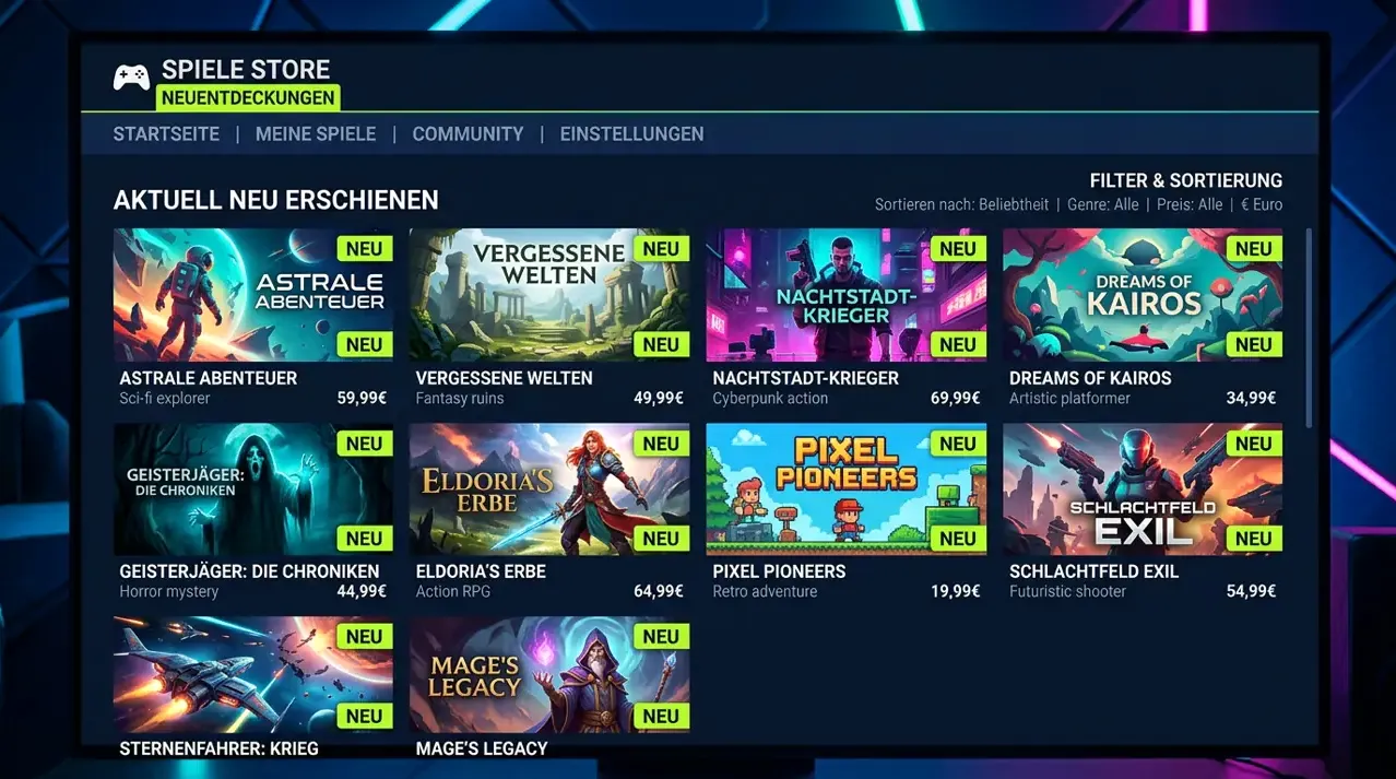 Insta Games & Neuheiten · Vulkan Bet
